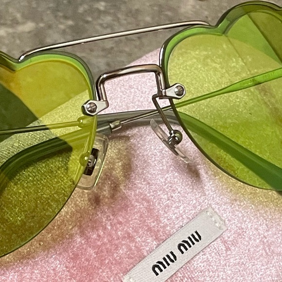 Miu Miu Green Cloud Glasses main image 12